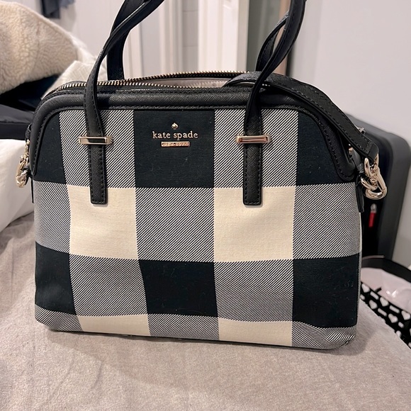 Kate Spade Buffalo Plaid Bag - Picture 1 of 2